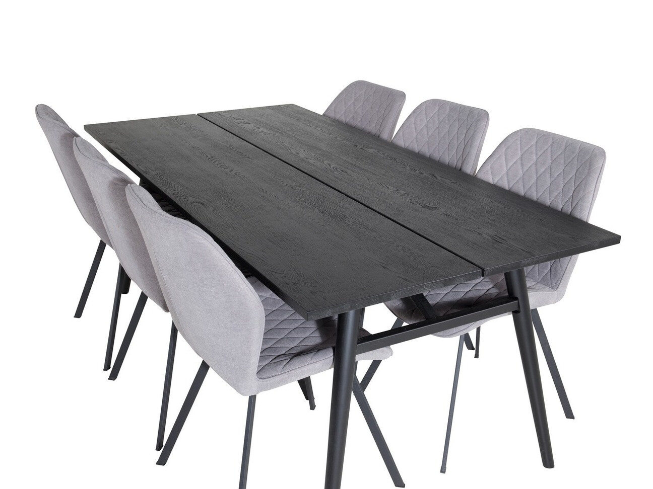 Set de mese Dallas 1686 (Gri + Negru)