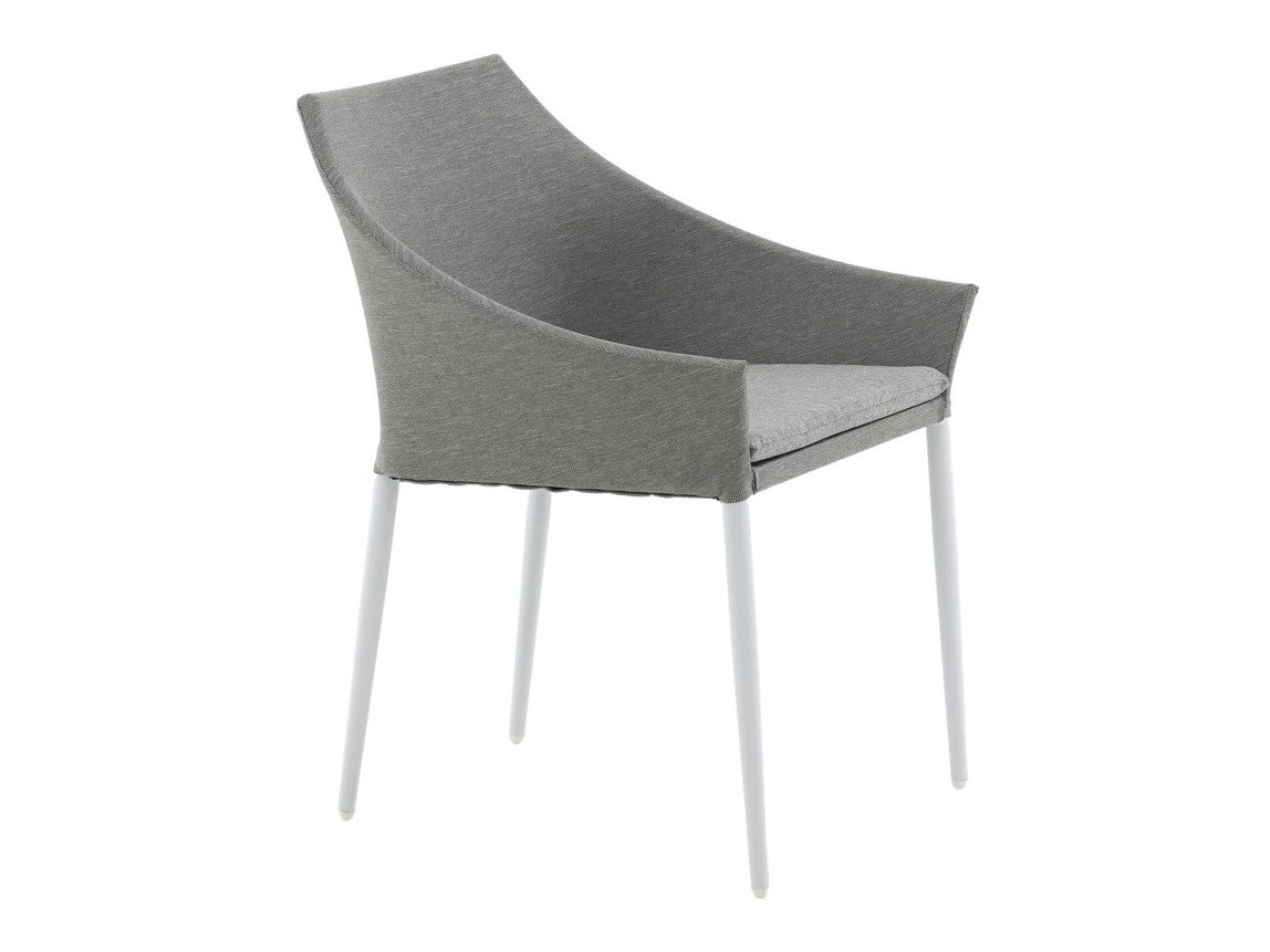 Scaun de exterior Dallas 2563 (Alb + Gri)