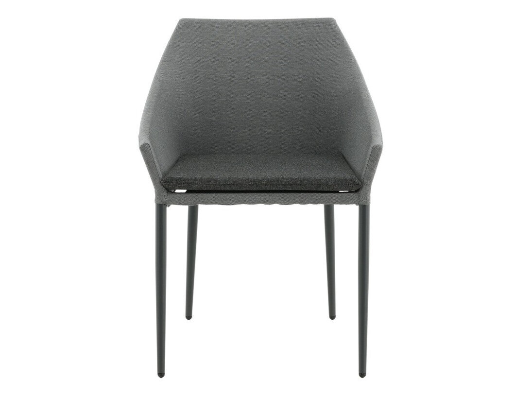 Scaun de exterior Dallas 2563 (Negru + Gri)