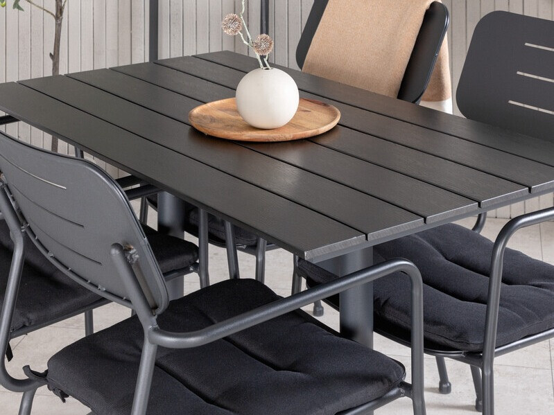 Scaun de exterior Dallas 2773 (Negru)