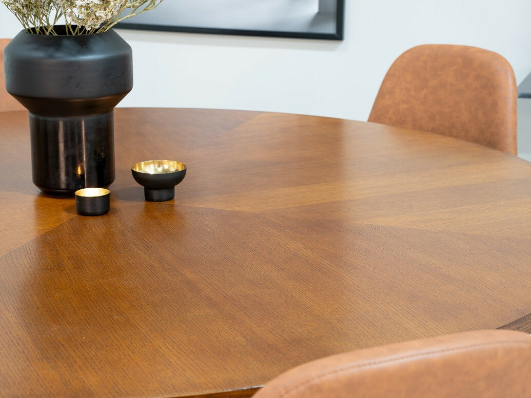 Set de mese Dallas 309 (Maro + Negru)