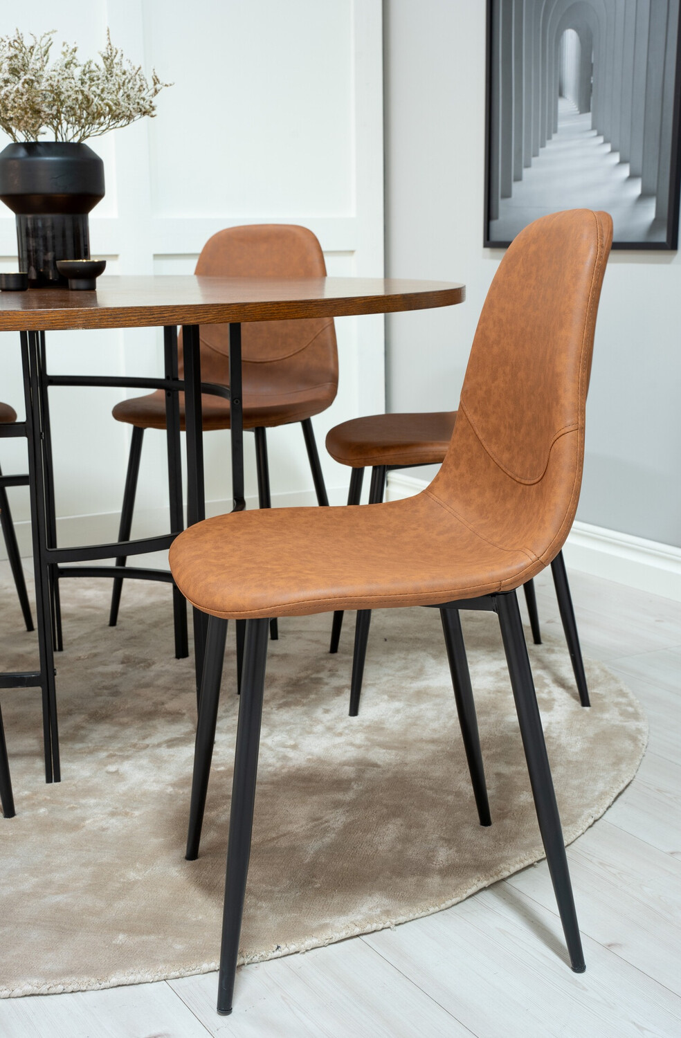 Set de mese Dallas 309 (Maro + Negru)
