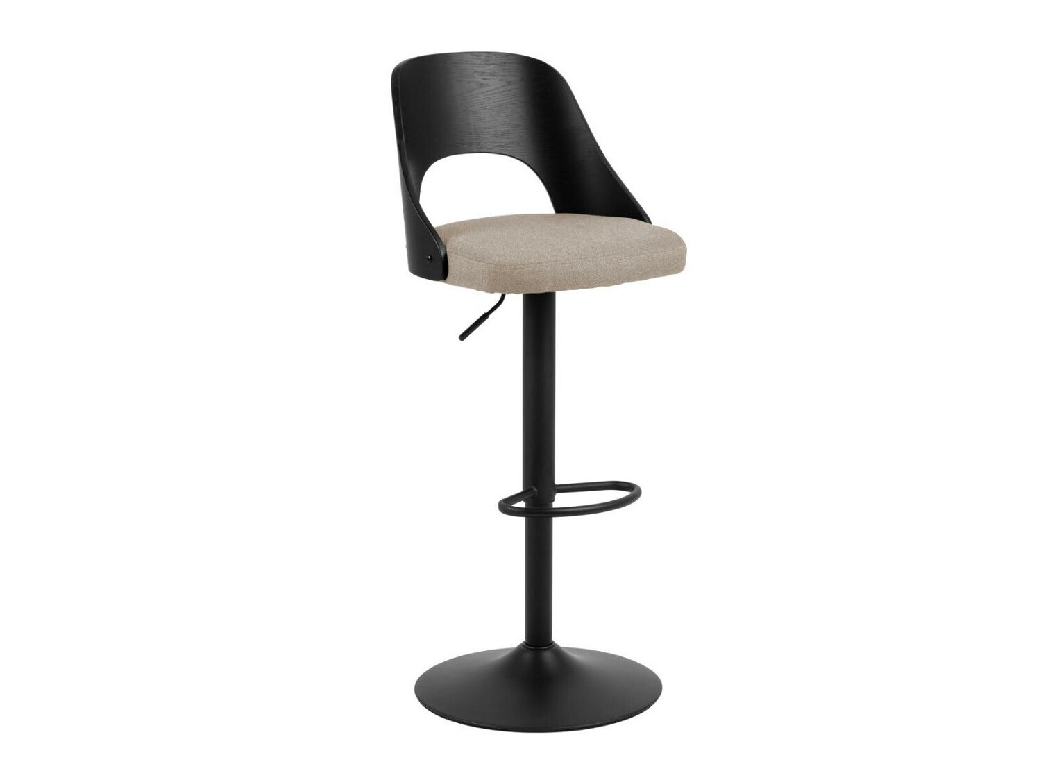 Scaun de bar Norsica 606 (Maro deschis + Negru)