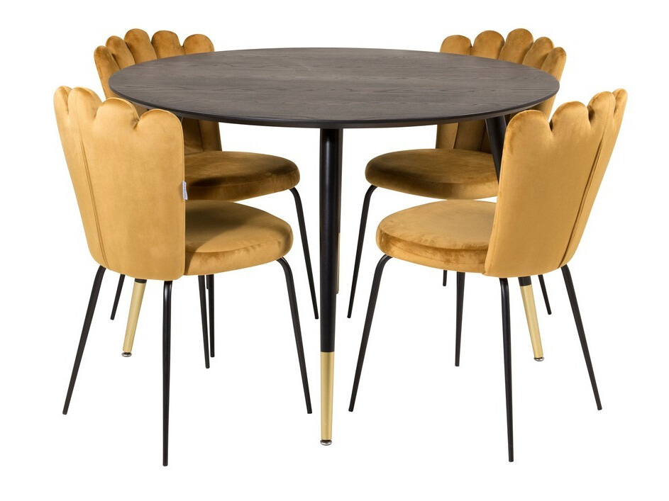 Set de mese Dallas 1177 (Galben + Negru)