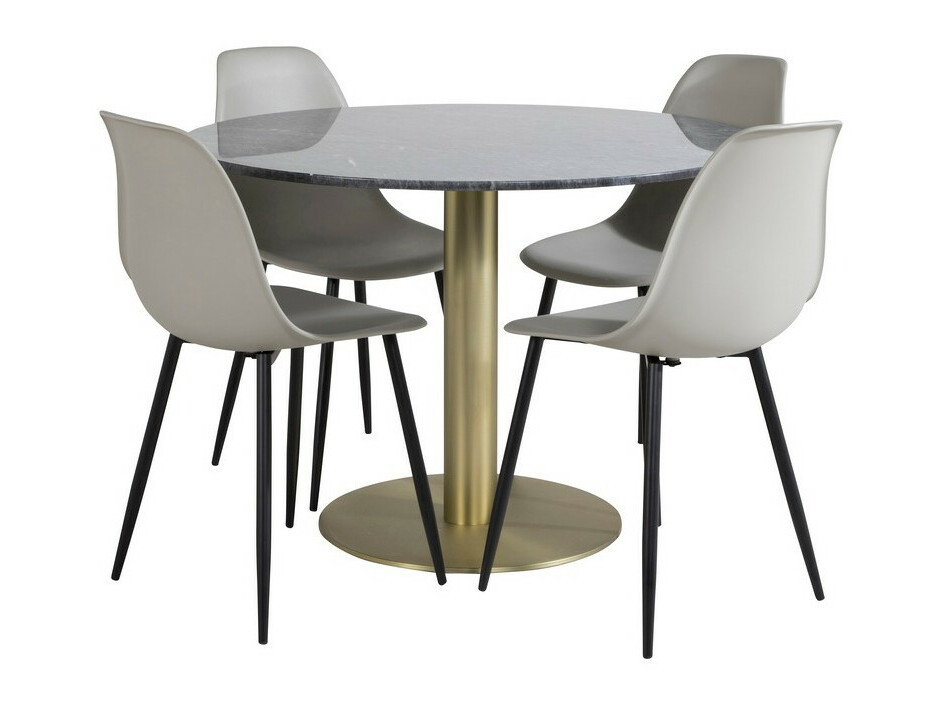 Set de mese Dallas 1214 (Gri + Negru)