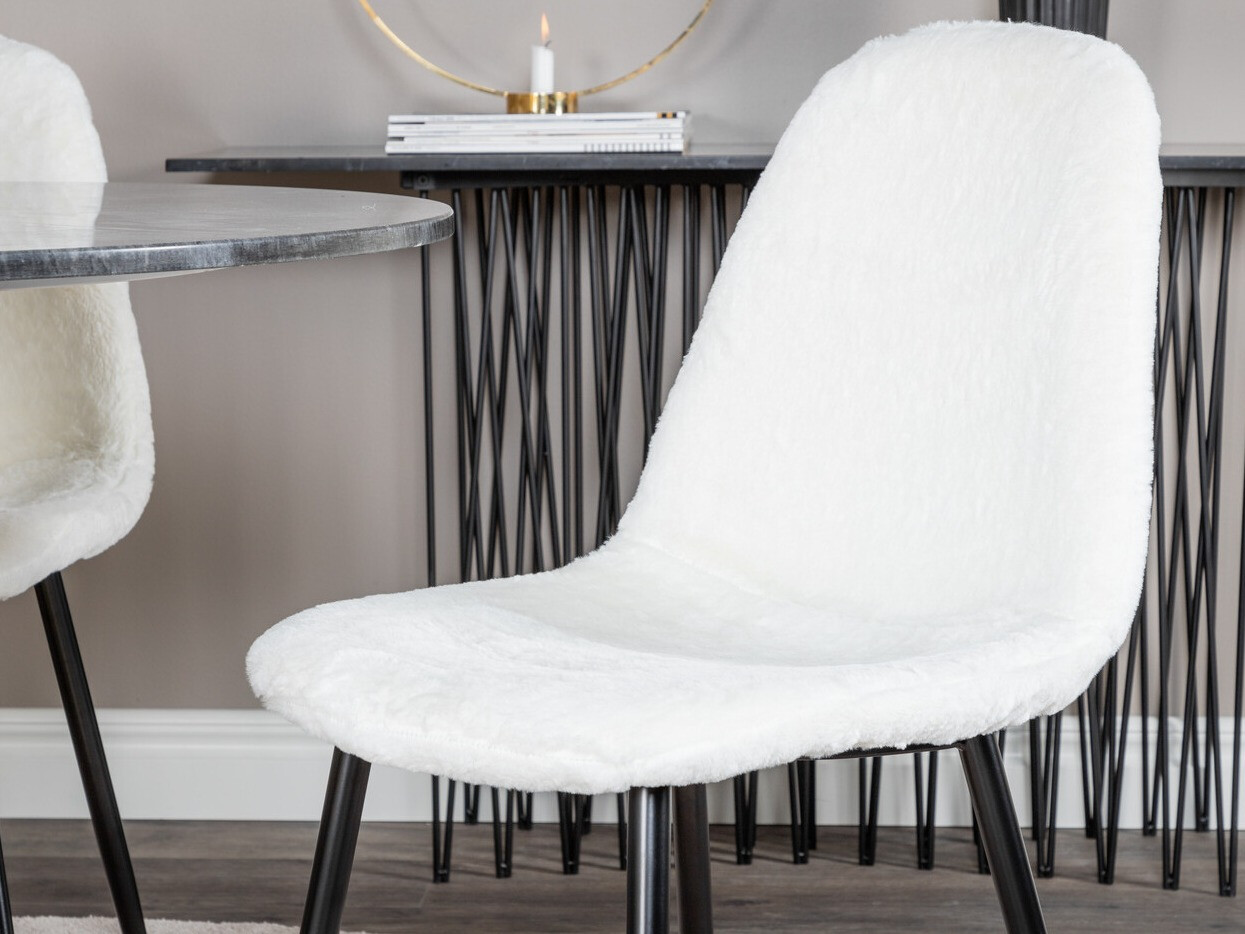 Set de mese Dallas 1215 (Alb + Negru)
