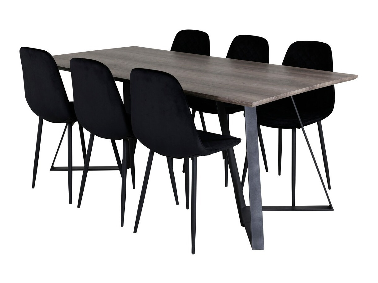 Set de mese Dallas 1357 (Negru)