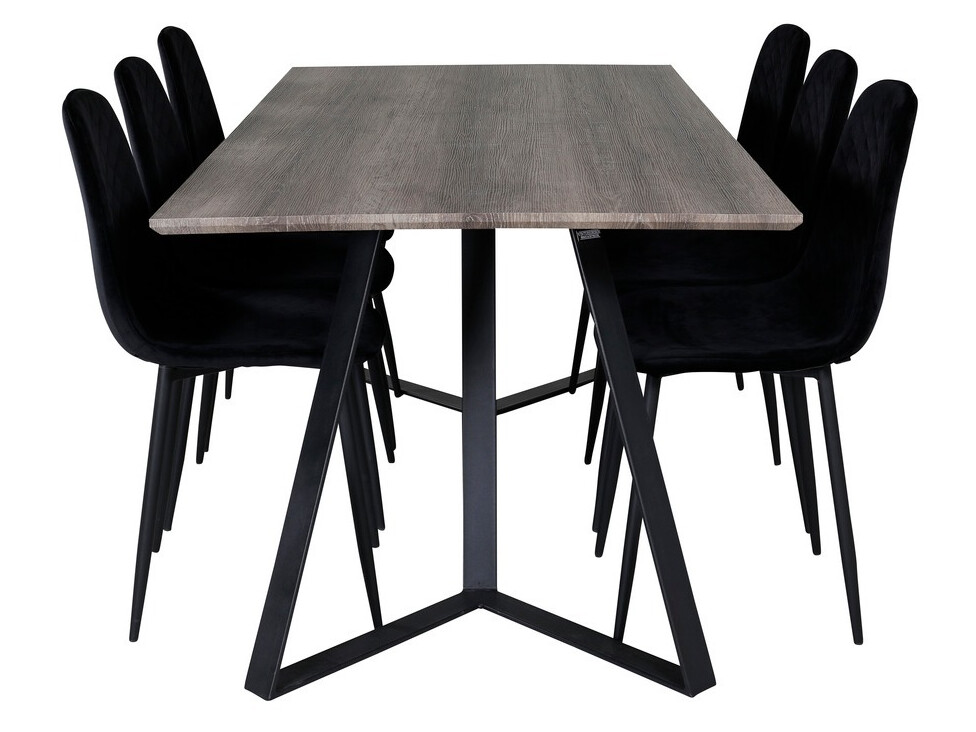 Set de mese Dallas 1357 (Negru)
