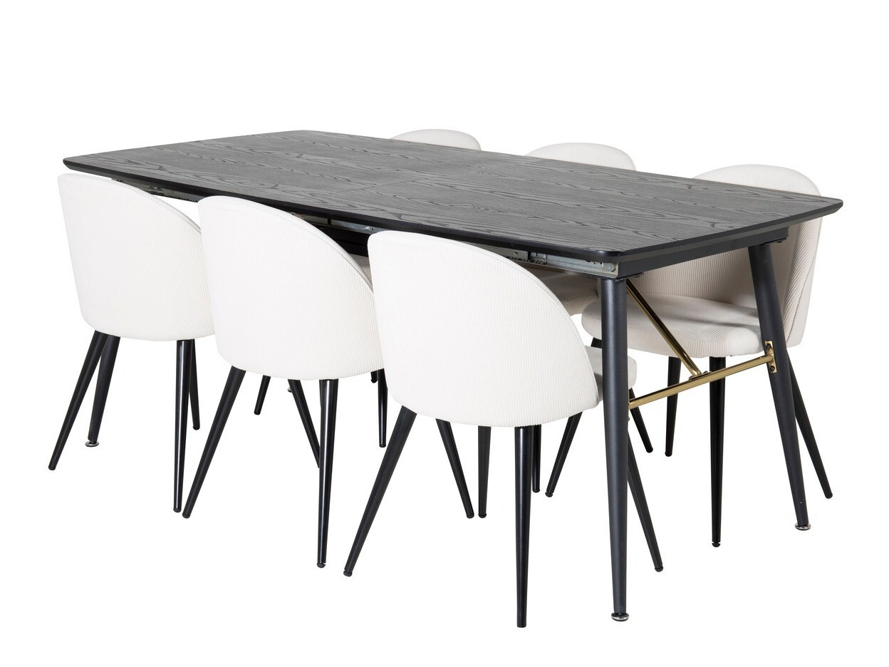Set de mese Dallas 1447 (Bej + Negru)