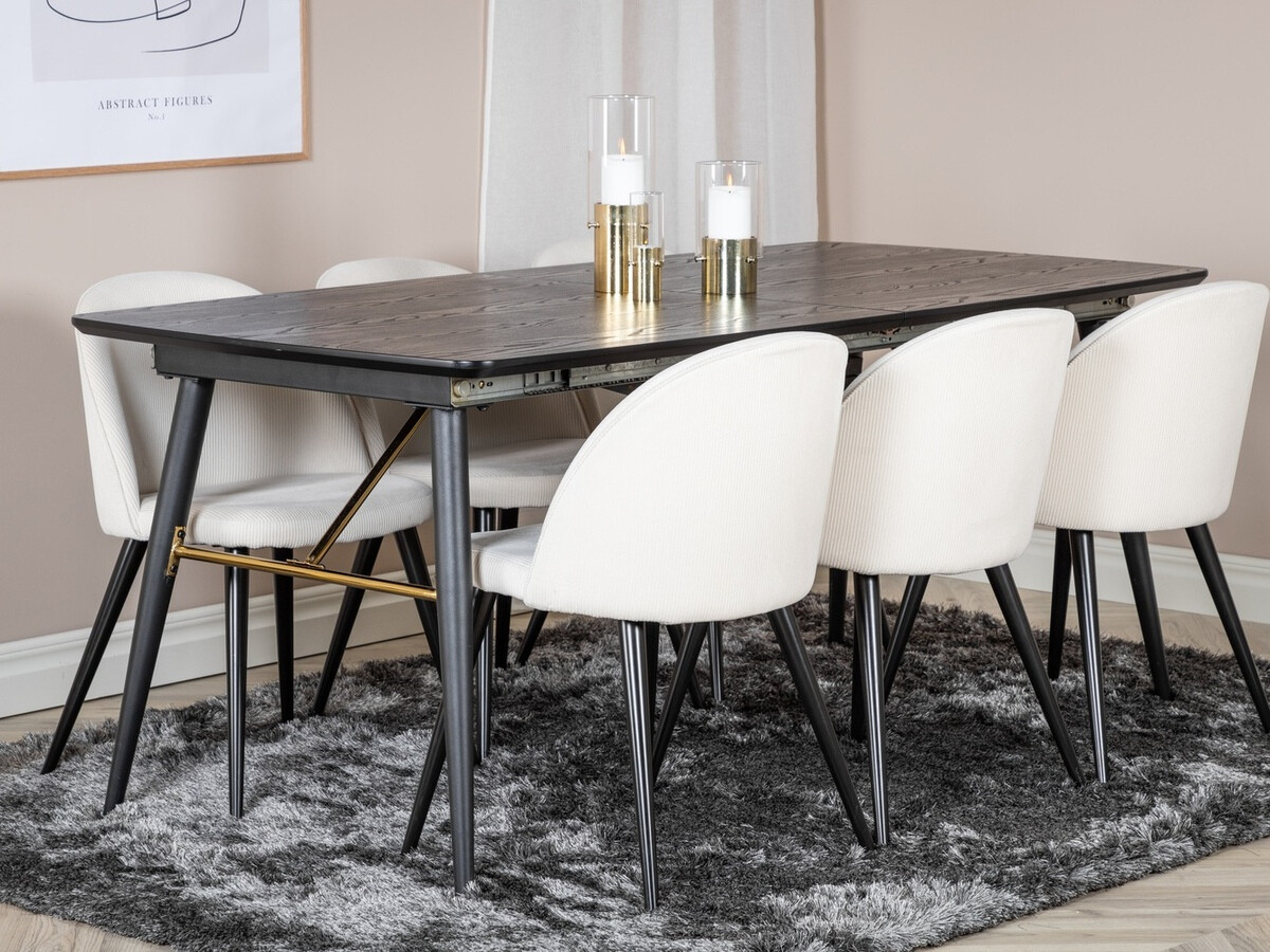 Set de mese Dallas 1447 (Bej + Negru)