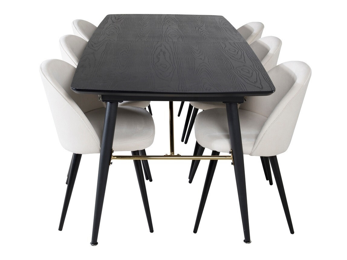 Set de mese Dallas 1447 (Bej + Negru)