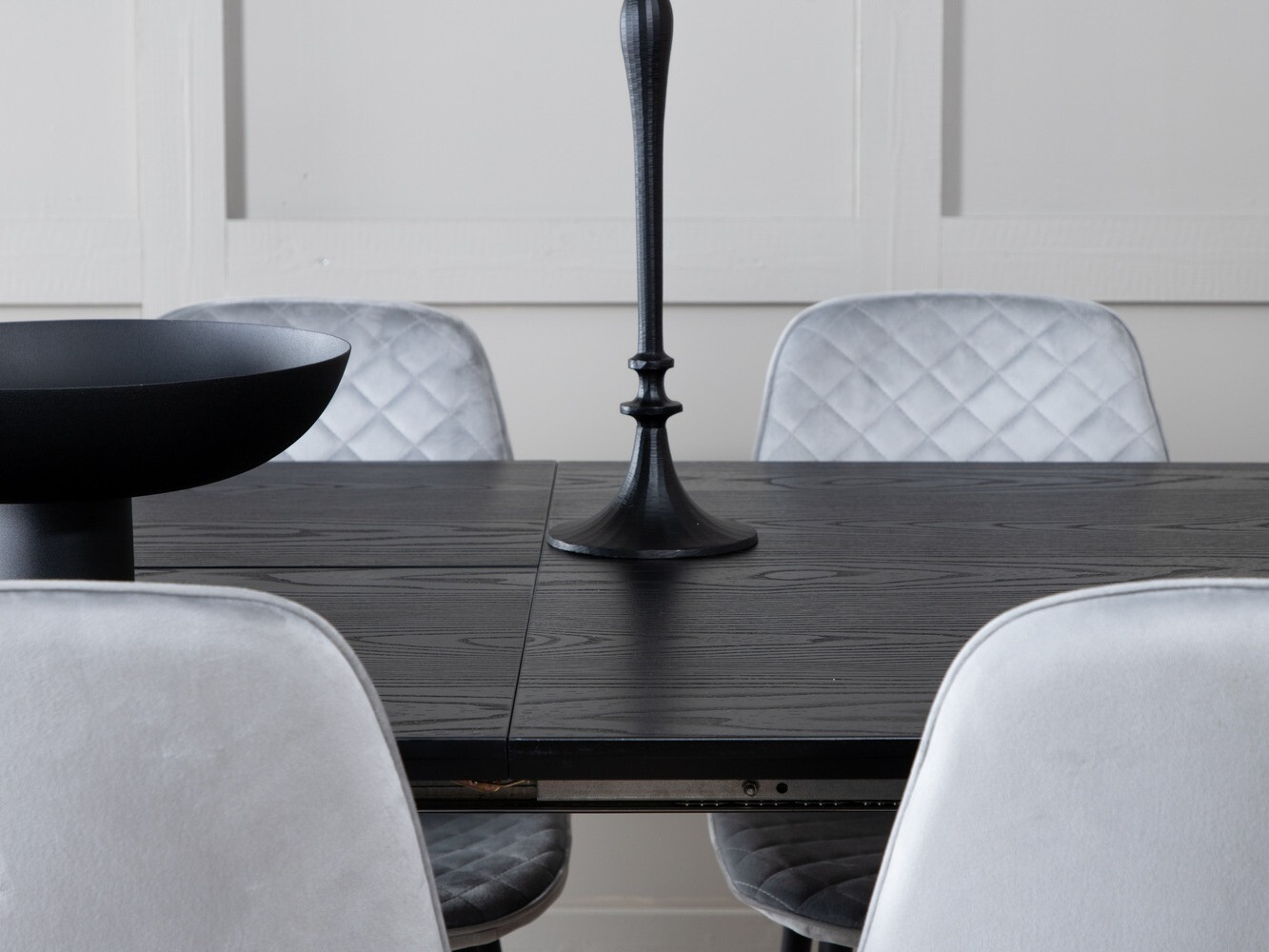 Set de mese Dallas 1448 (Gri + Negru)