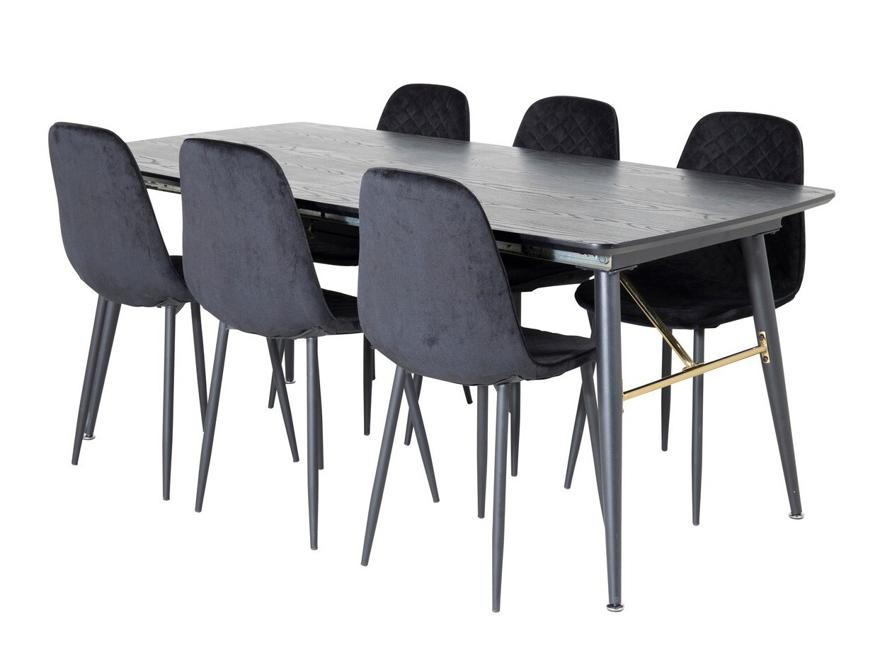 Set de mese Dallas 1448 (Negru)