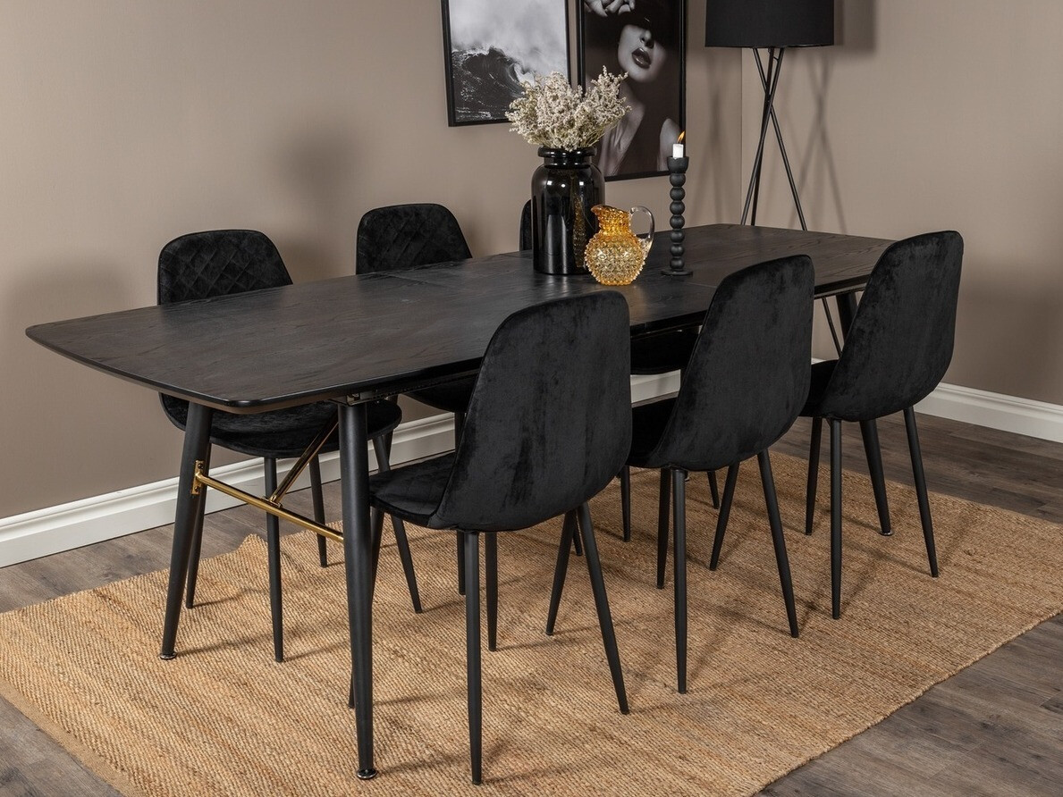Set de mese Dallas 1448 (Negru)