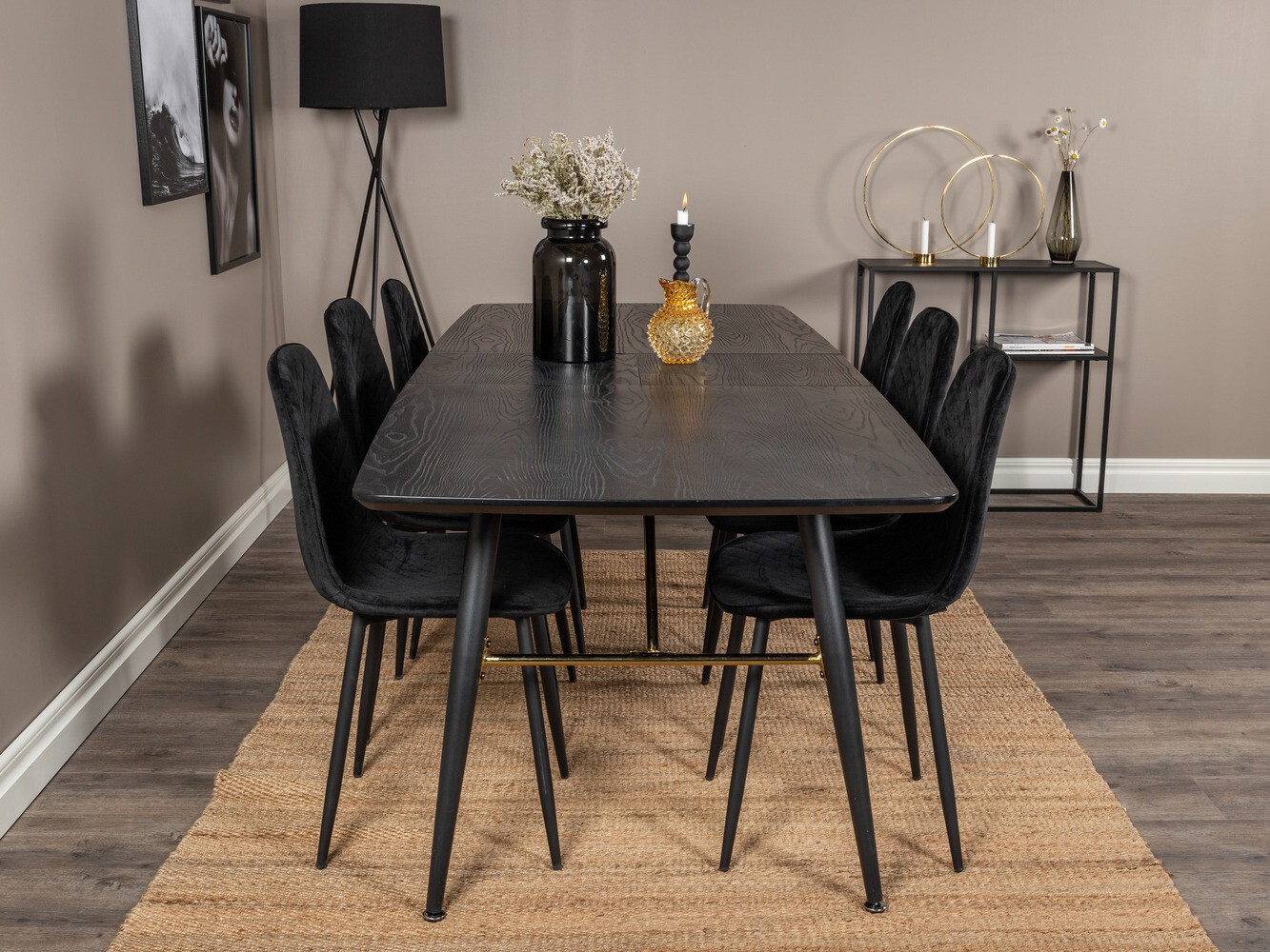 Set de mese Dallas 1448 (Negru)