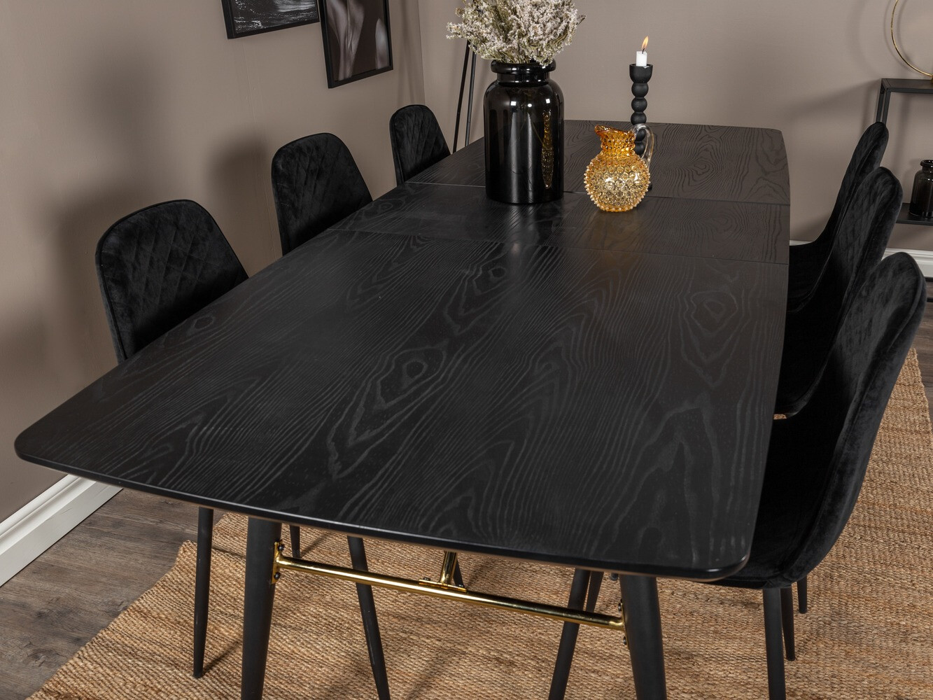 Set de mese Dallas 1448 (Negru)