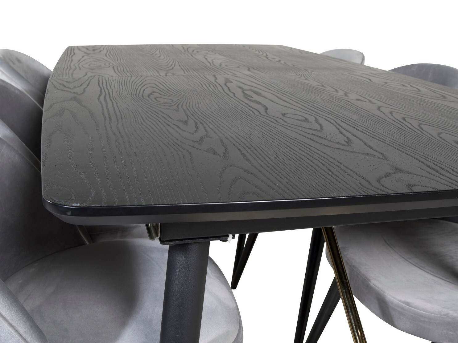 Set de mese Dallas 1449 (Gri deschis + Negru)