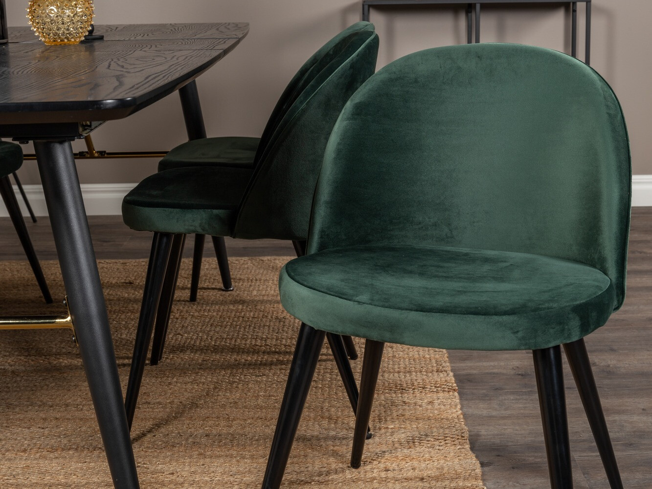 Set de mese Dallas 1449 (Verde + Negru)