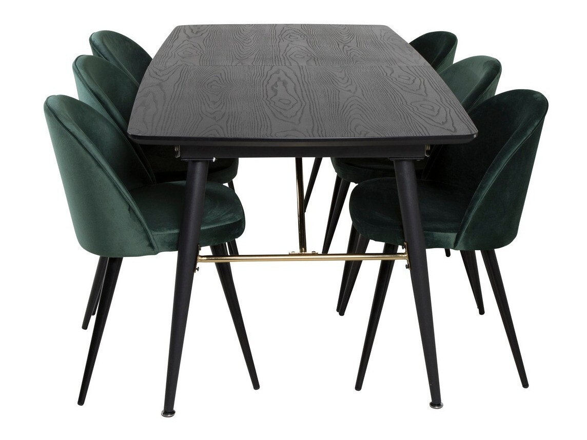 Set de mese Dallas 1449 (Verde + Negru)