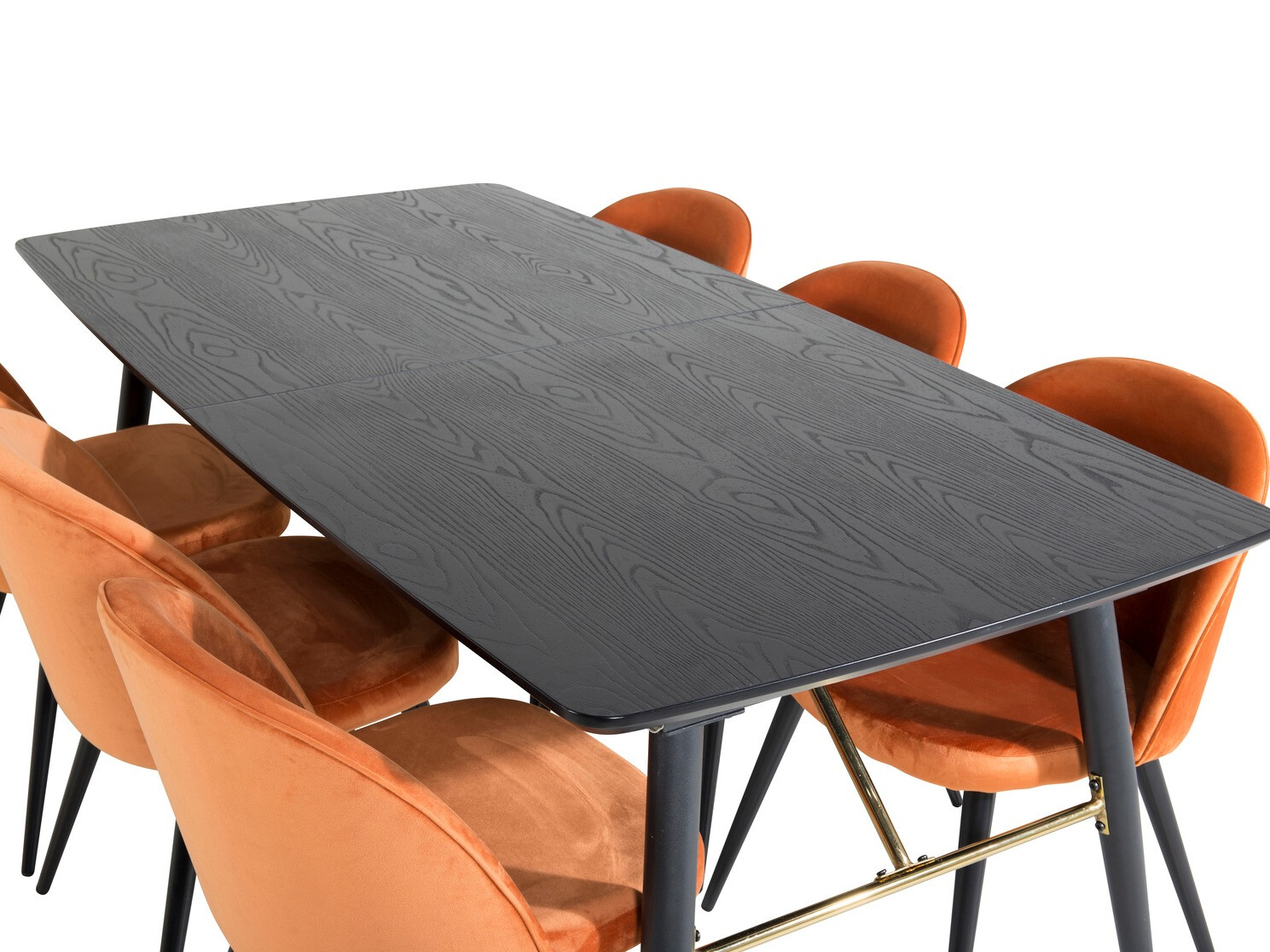 Set de mese Dallas 1449 (Portocaliu + Negru)
