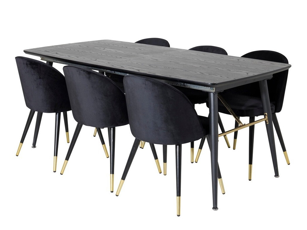 Set de mese Dallas 1451 (Negru)