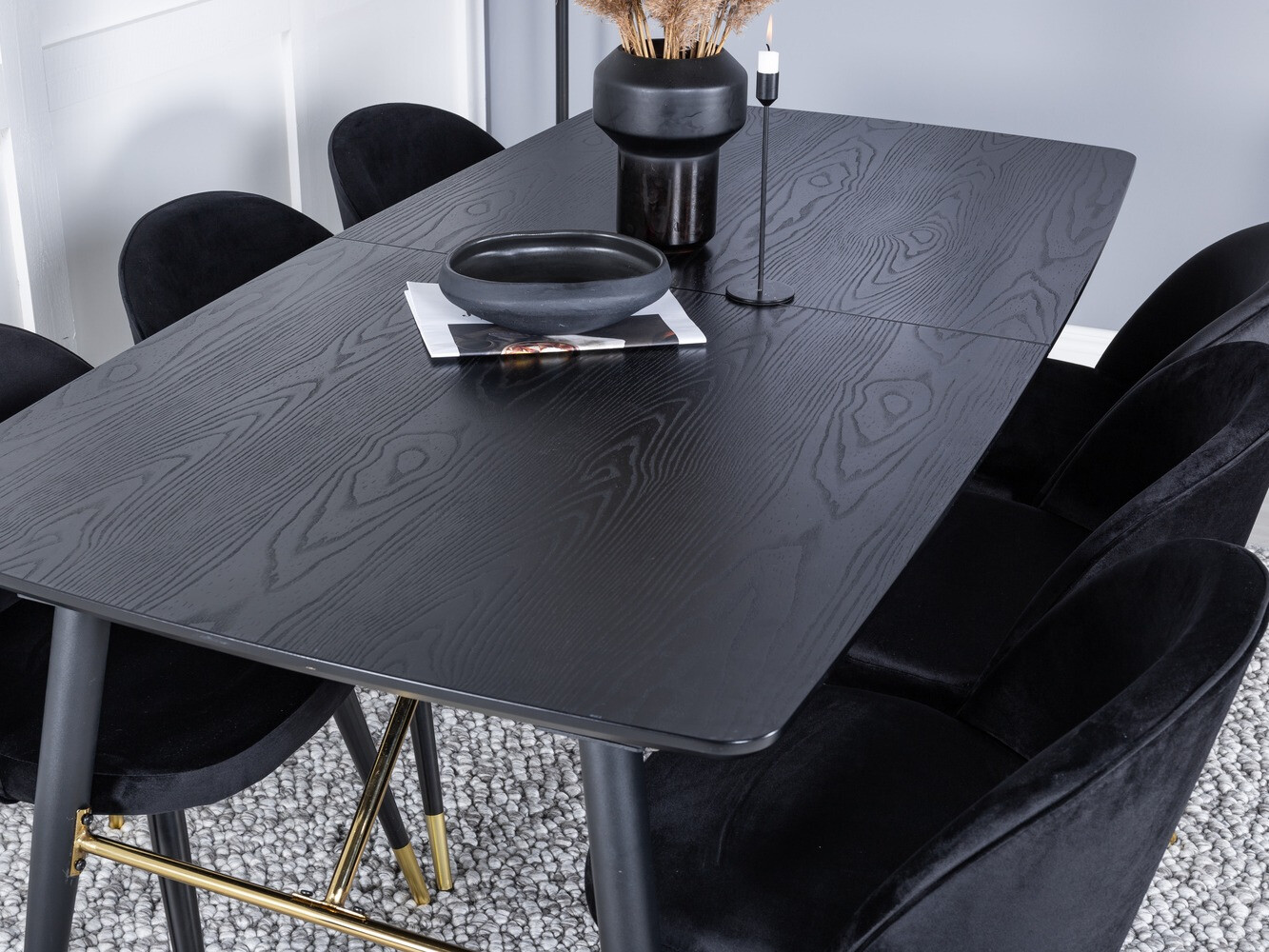 Set de mese Dallas 1451 (Negru)