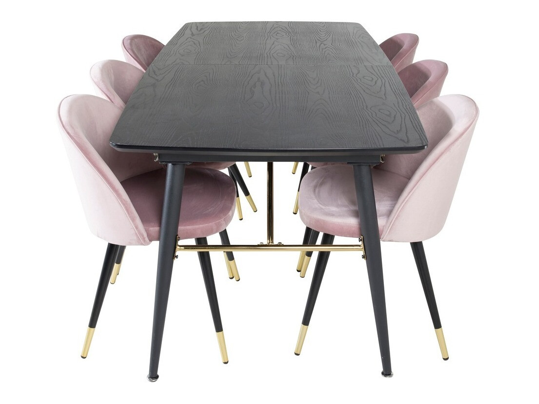 Set de mese Dallas 1451 (Roze + Negru)