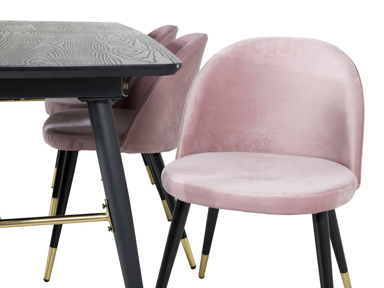 Set de mese Dallas 1451 (Roze + Negru)