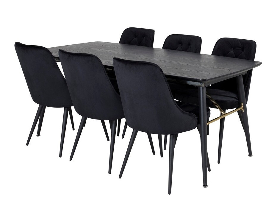 Set de mese Dallas 1453 (Negru)
