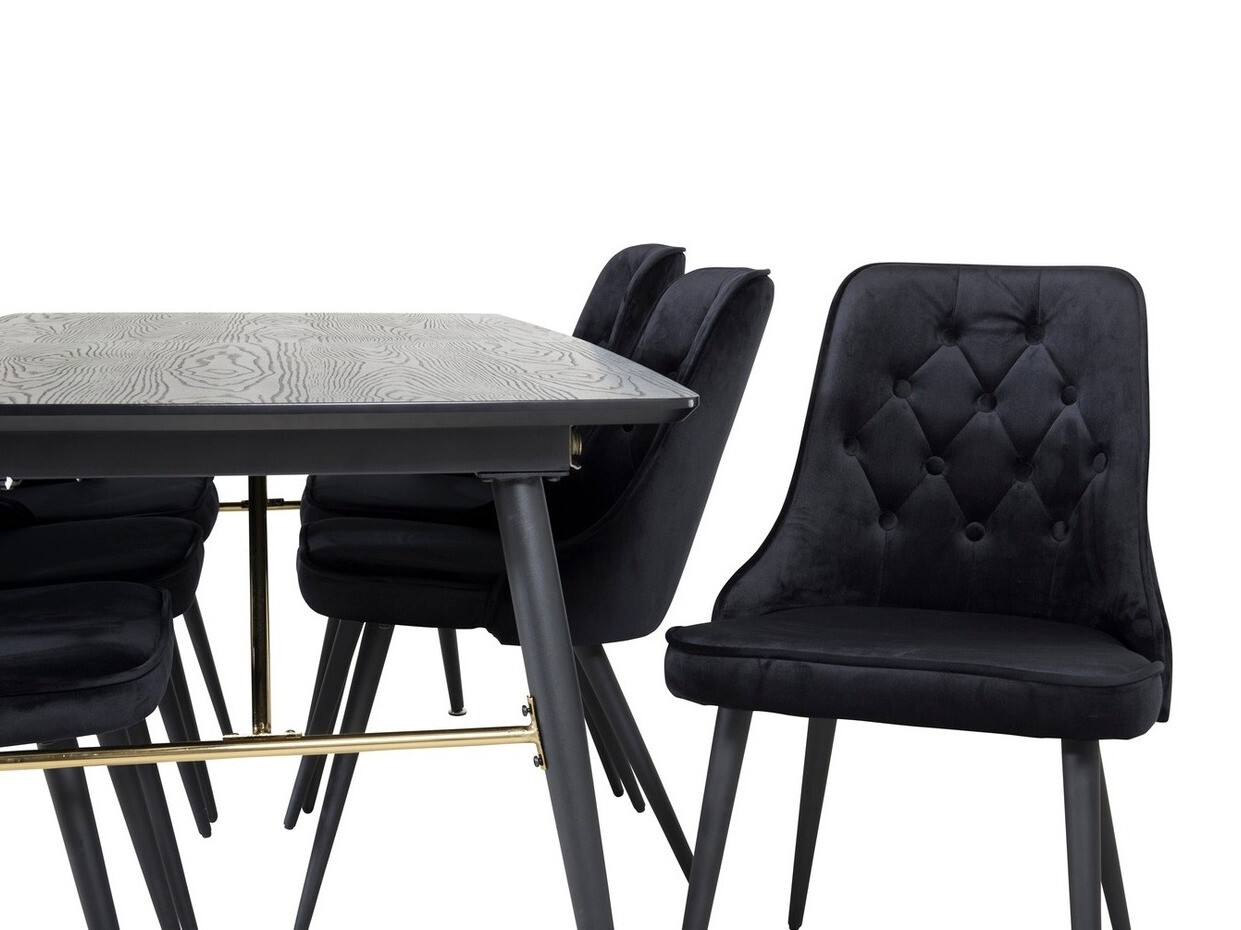 Set de mese Dallas 1453 (Negru)