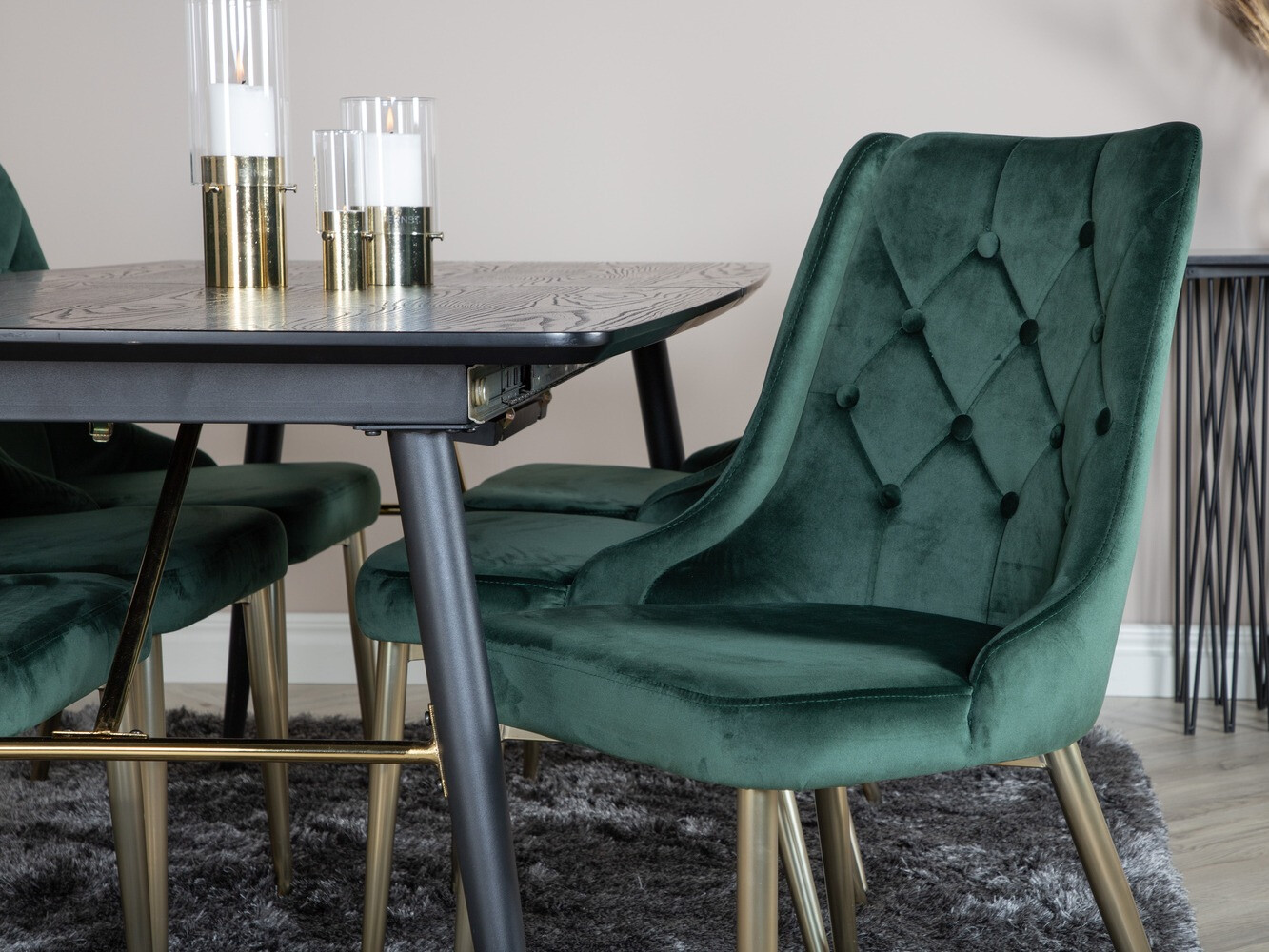 Set de mese Dallas 1453 (Verde + auriu)