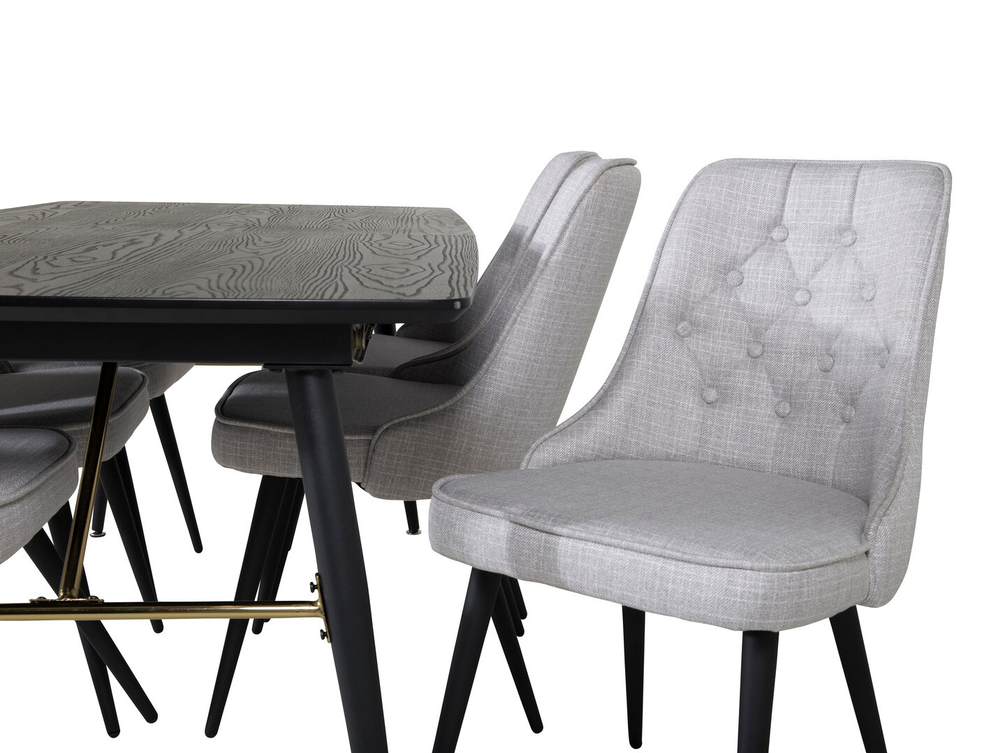 Set de mese Dallas 1454 (Gri + Negru)