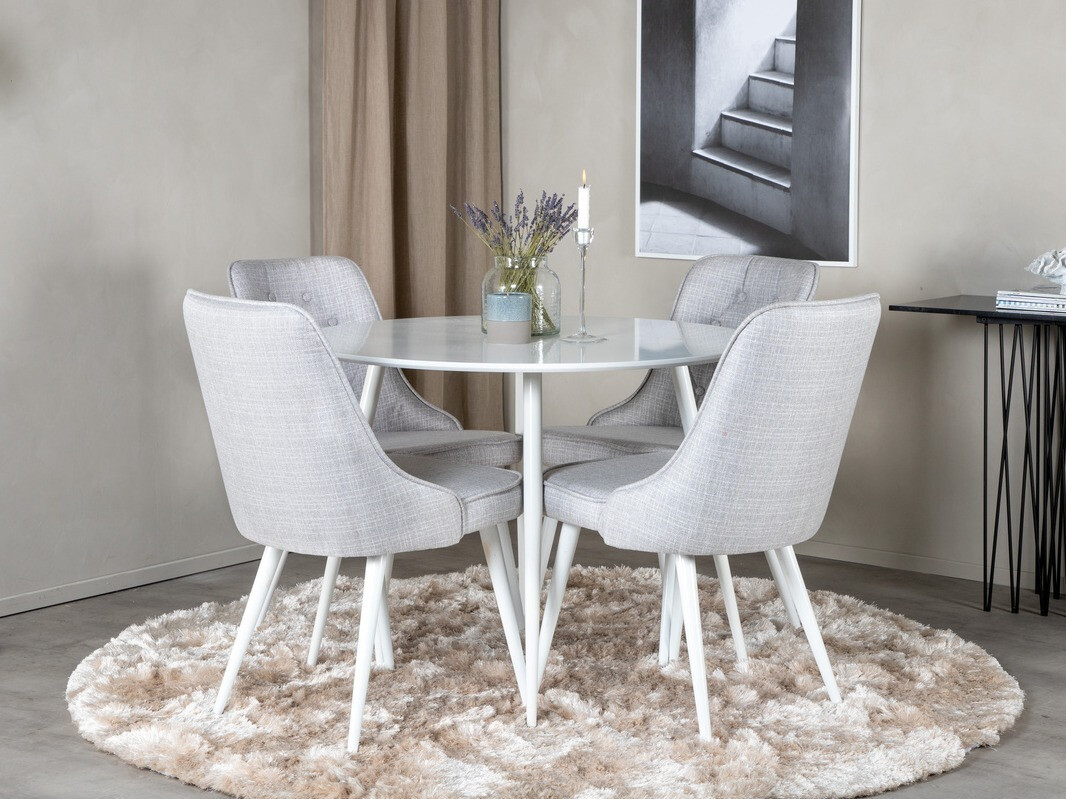 Set de mese Dallas 1535 (Gri + Alb)