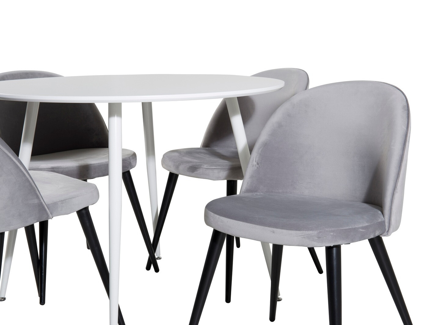 Set de mese Dallas 1536 (Gri deschis + Negru)