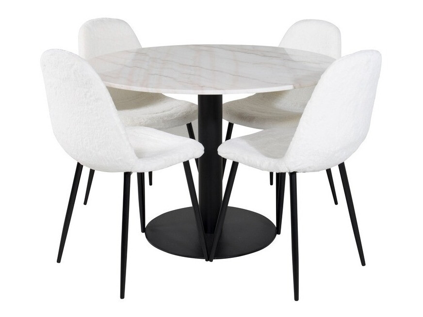 Set de mese Dallas 1613 (Alb + Negru)