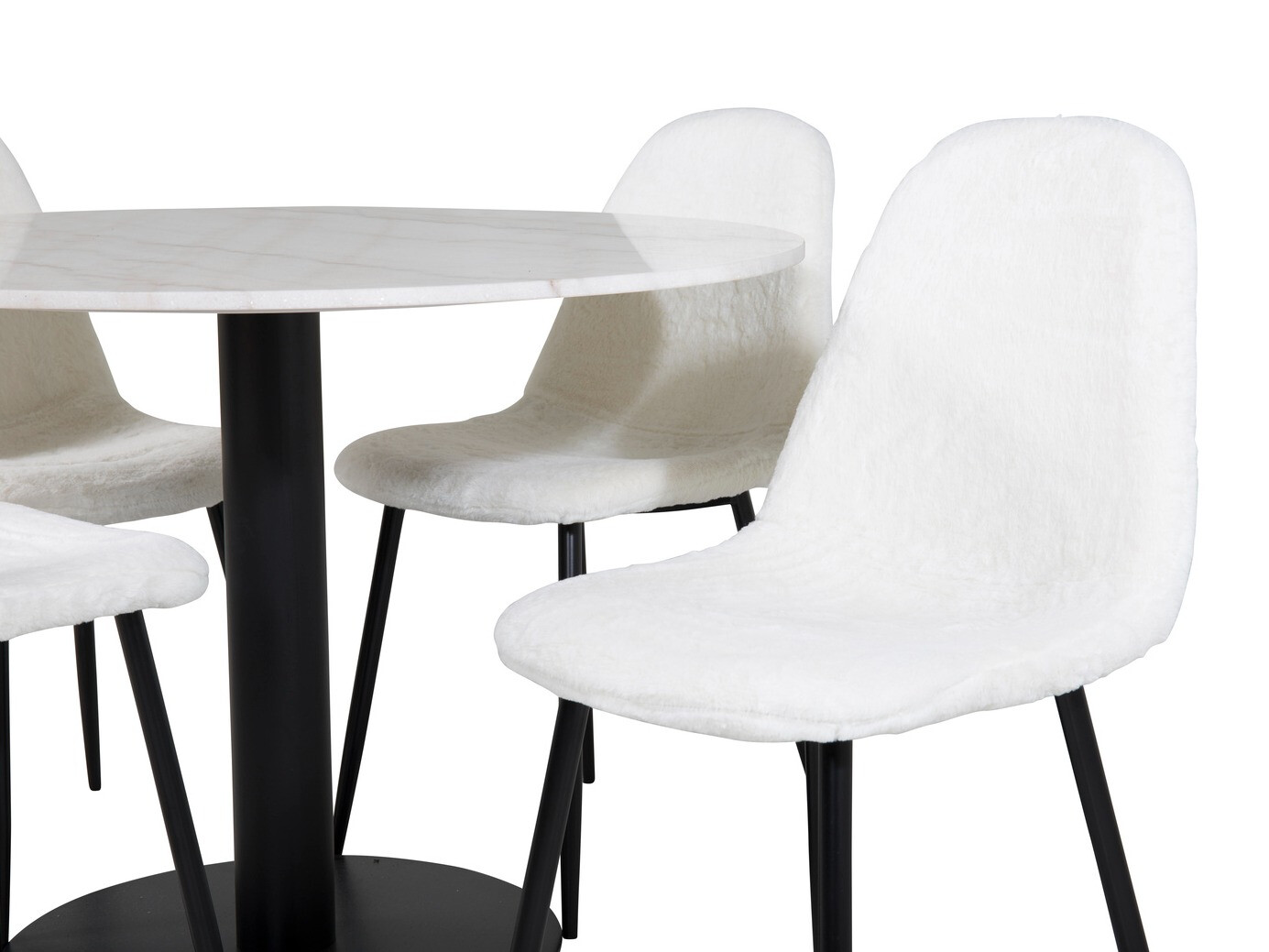 Set de mese Dallas 1613 (Alb + Negru)