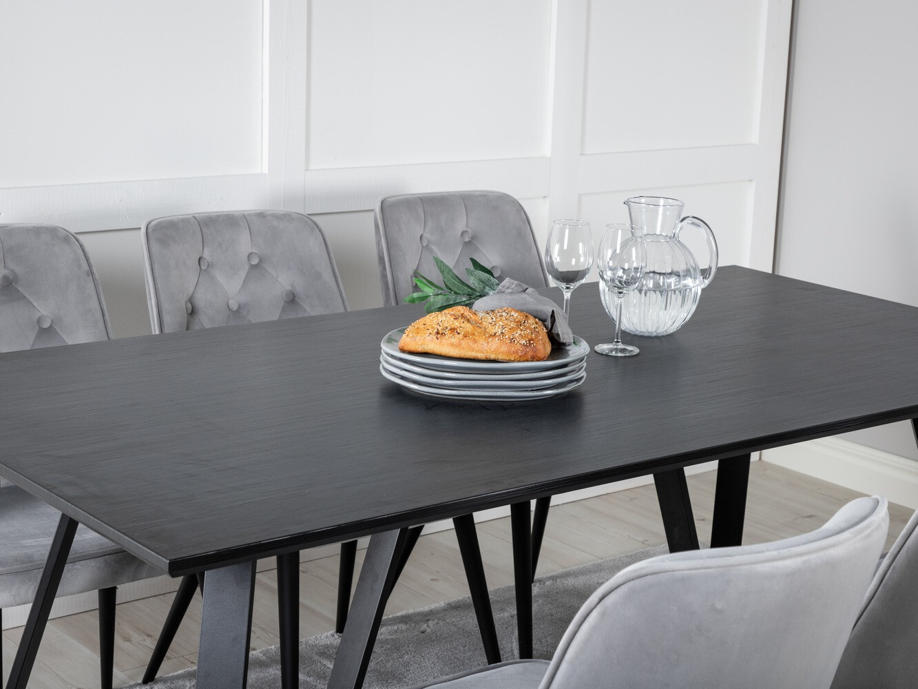 Set de mese Dallas 1628 (Gri deschis)