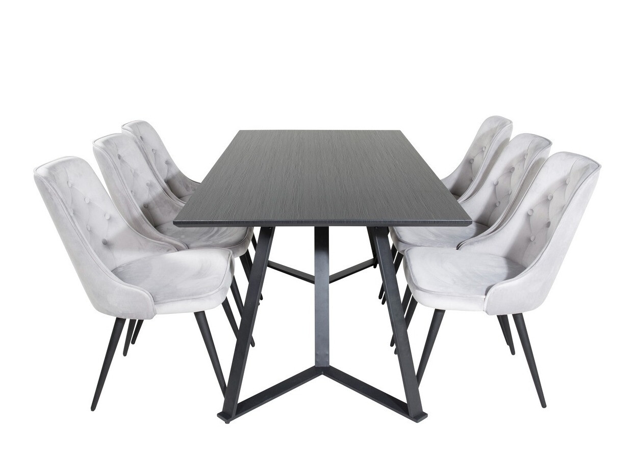 Set de mese Dallas 1628 (Gri deschis)