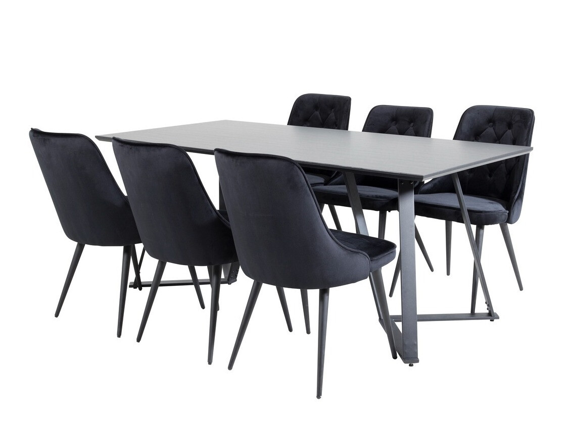 Set de mese Dallas 1628 (Negru)
