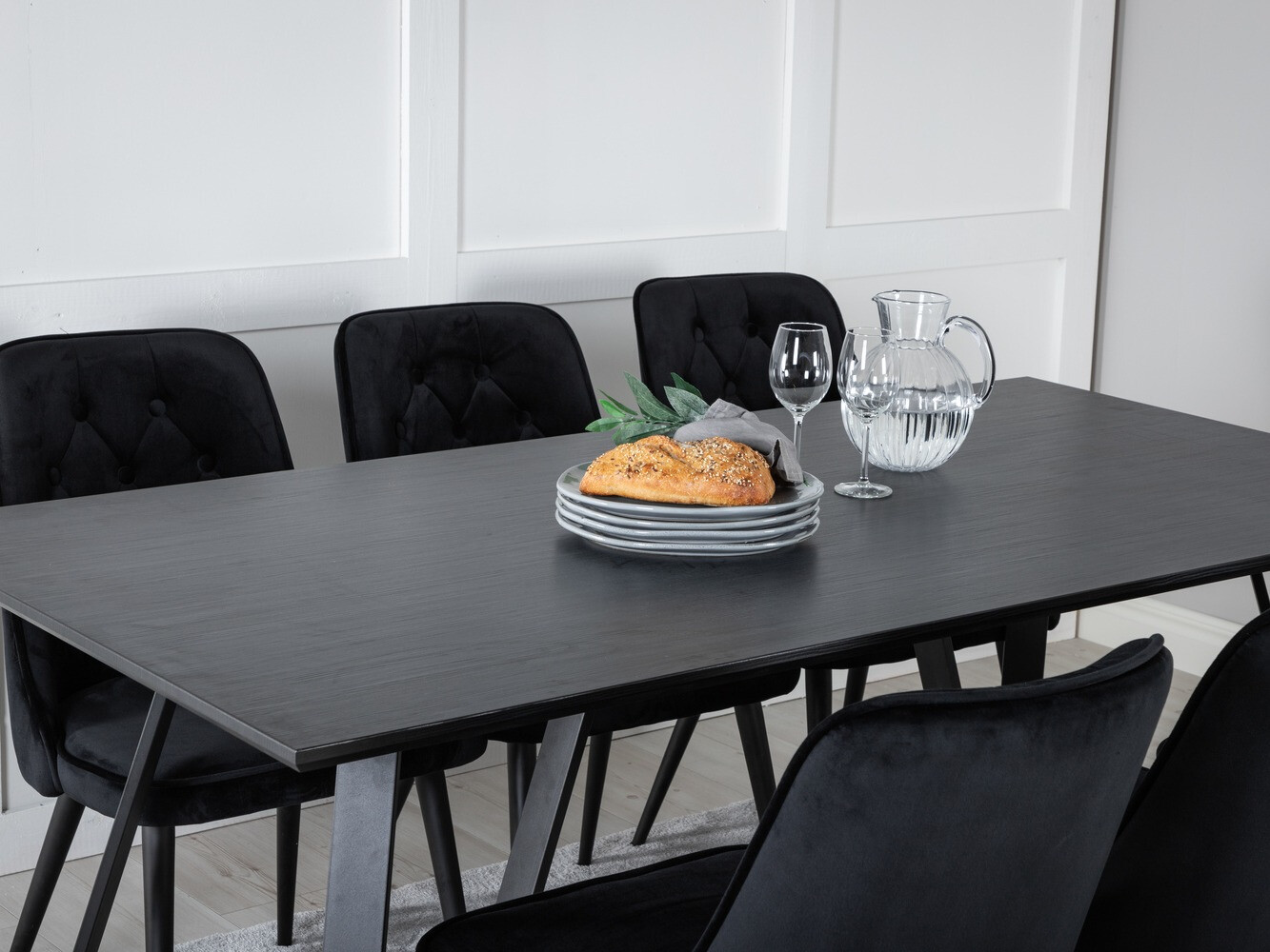 Set de mese Dallas 1628 (Negru)