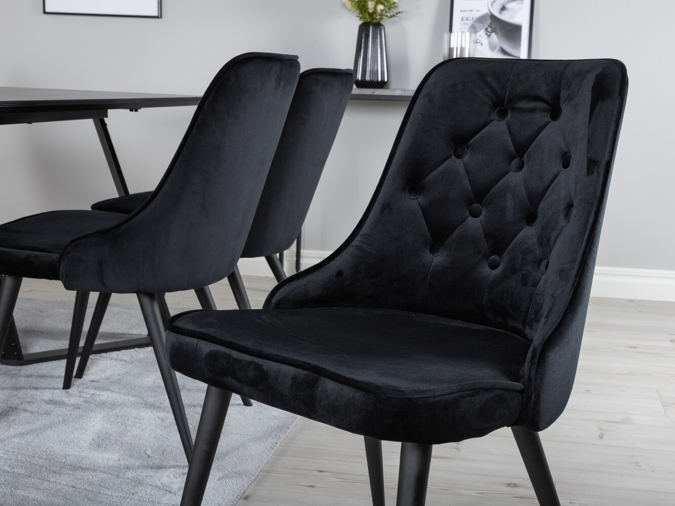 Set de mese Dallas 1628 (Negru)