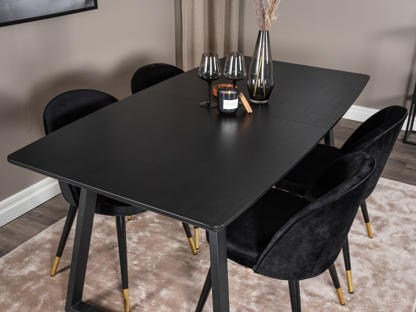 Set de mese Dallas 1631 (Negru)