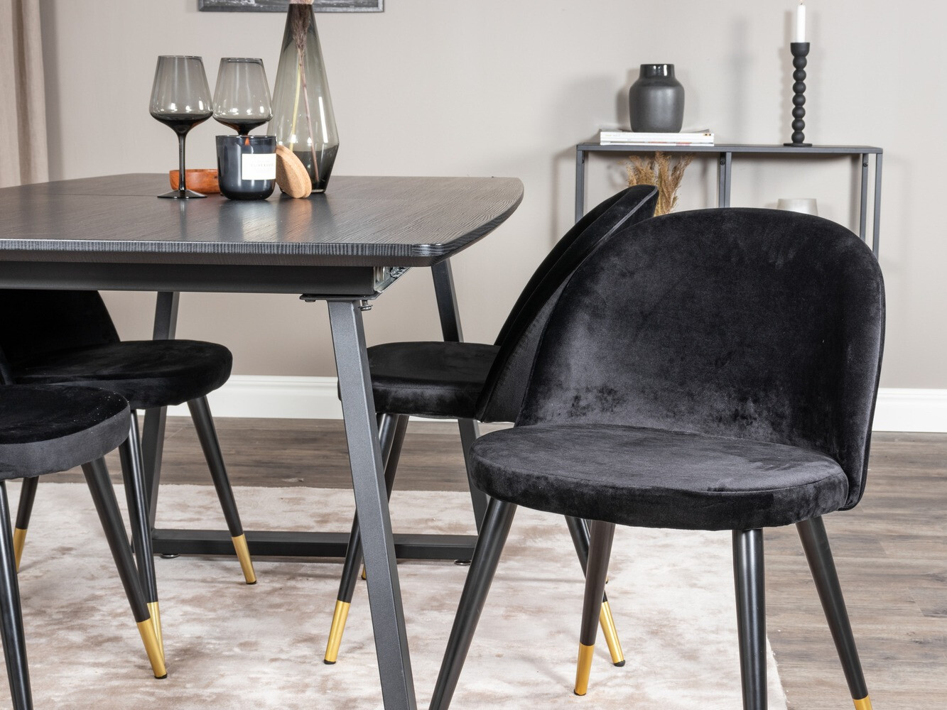 Set de mese Dallas 1631 (Negru)