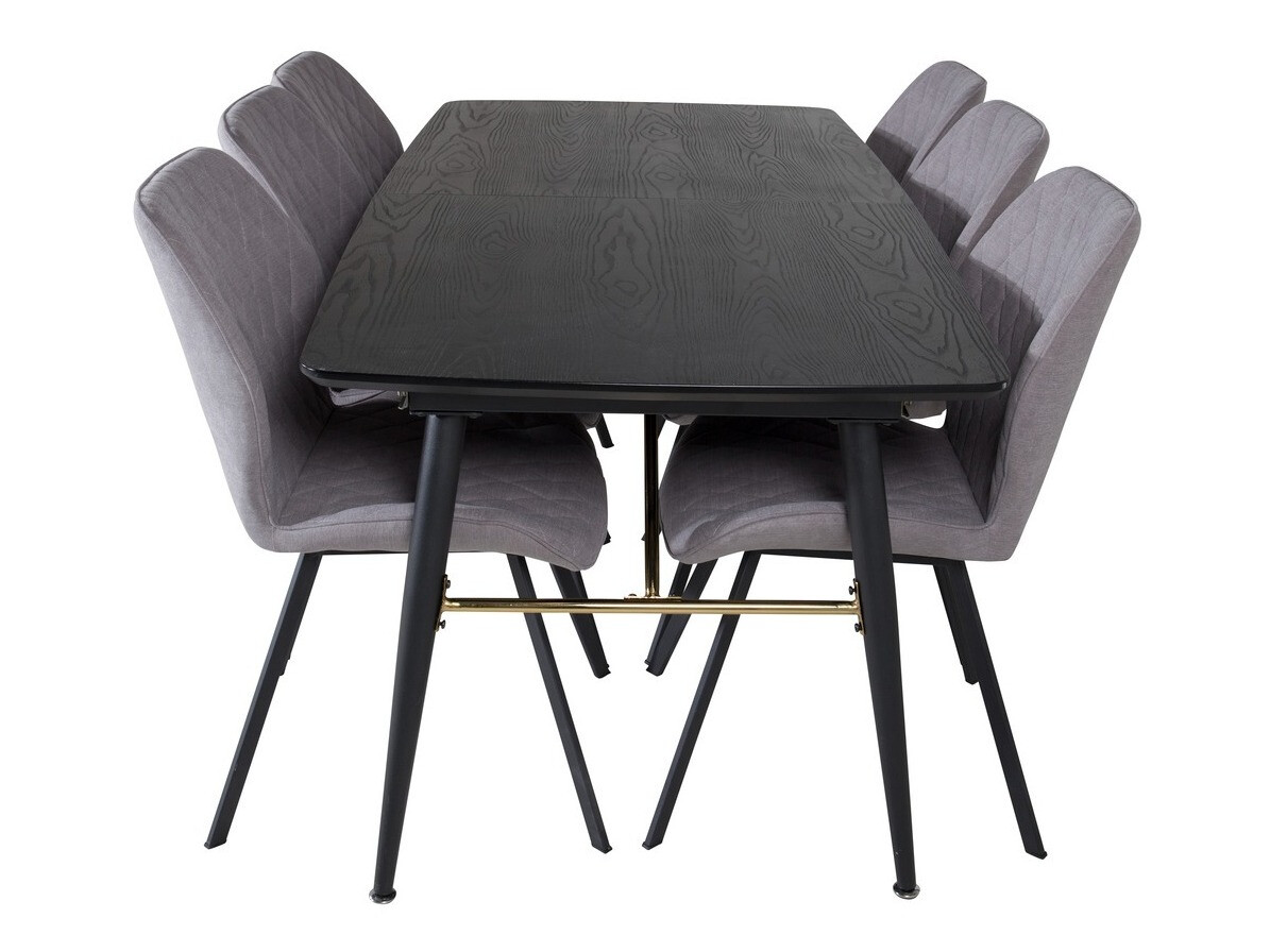 Set de mese Dallas 1647 (Gri + Negru)