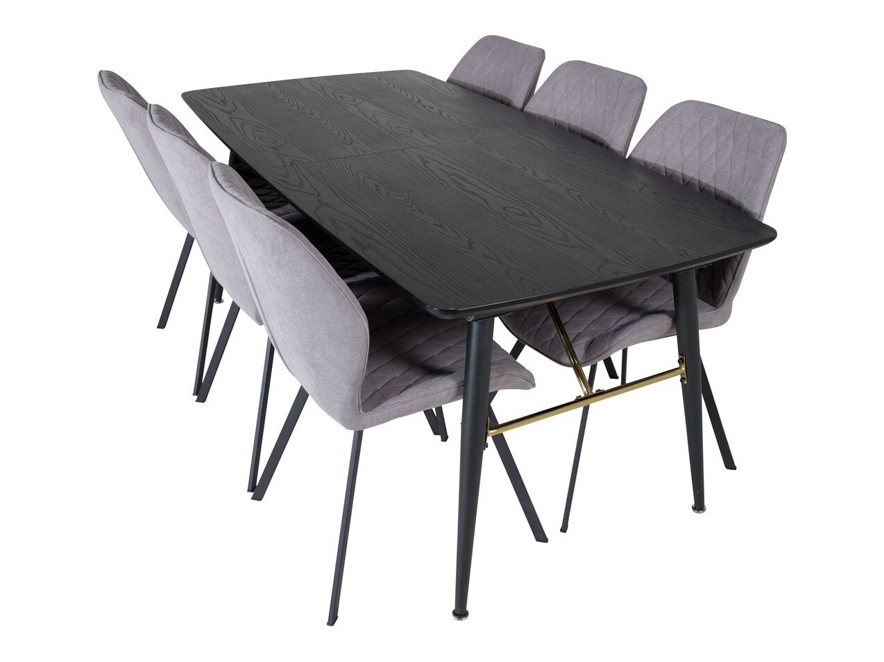 Set de mese Dallas 1647 (Gri + Negru)