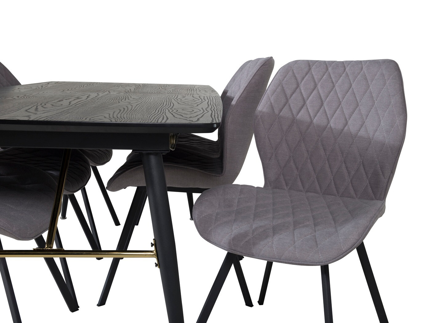 Set de mese Dallas 1647 (Gri + Negru)
