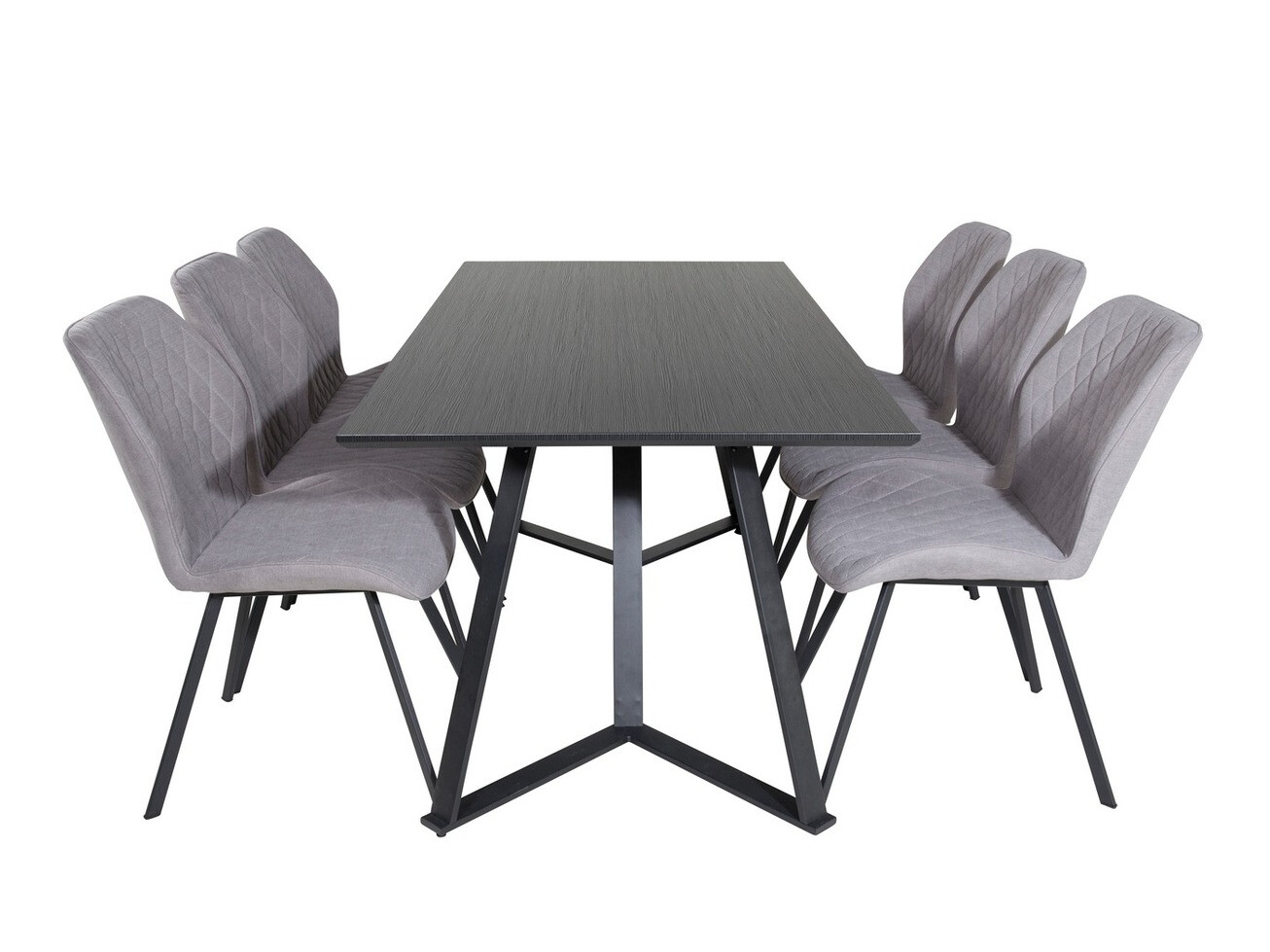 Set de mese Dallas 1685 (Gri + Negru)