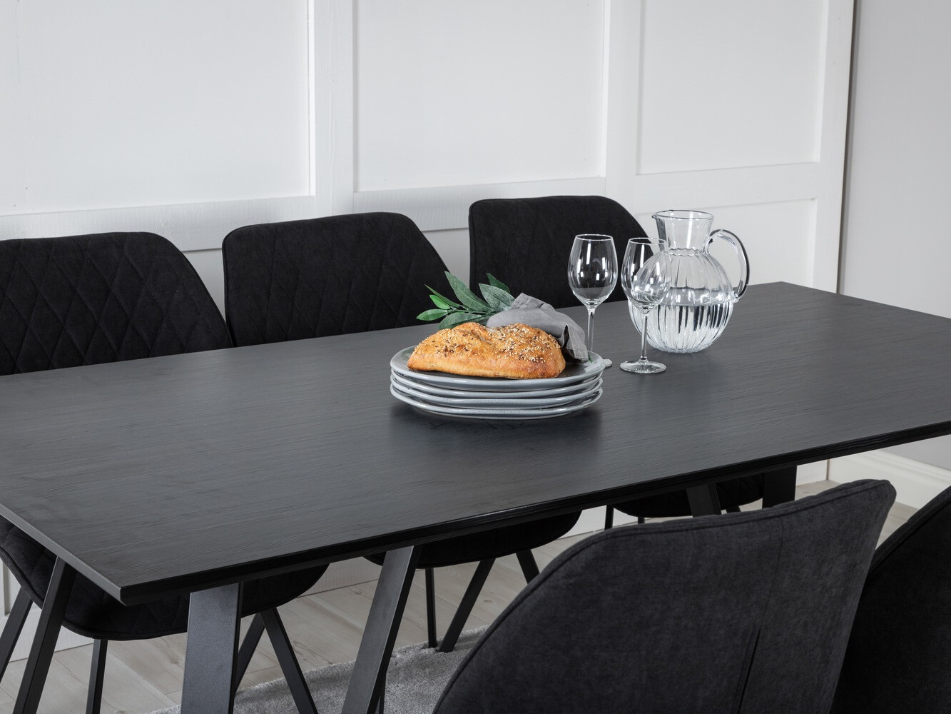 Set de mese Dallas 1685 (Negru)