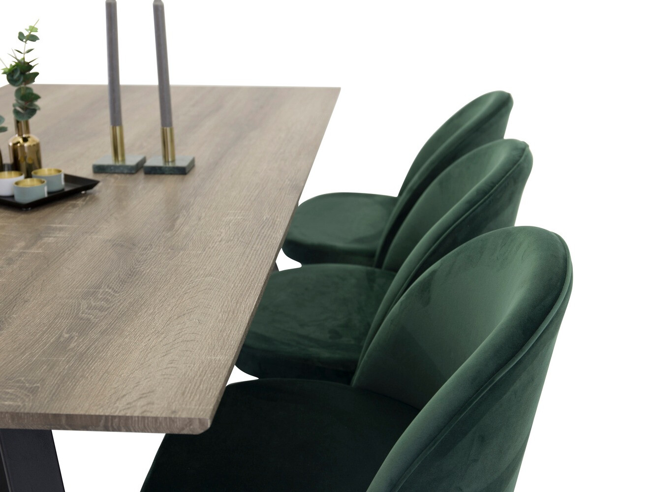 Set de mese Dallas 340 (Verde + Negru)