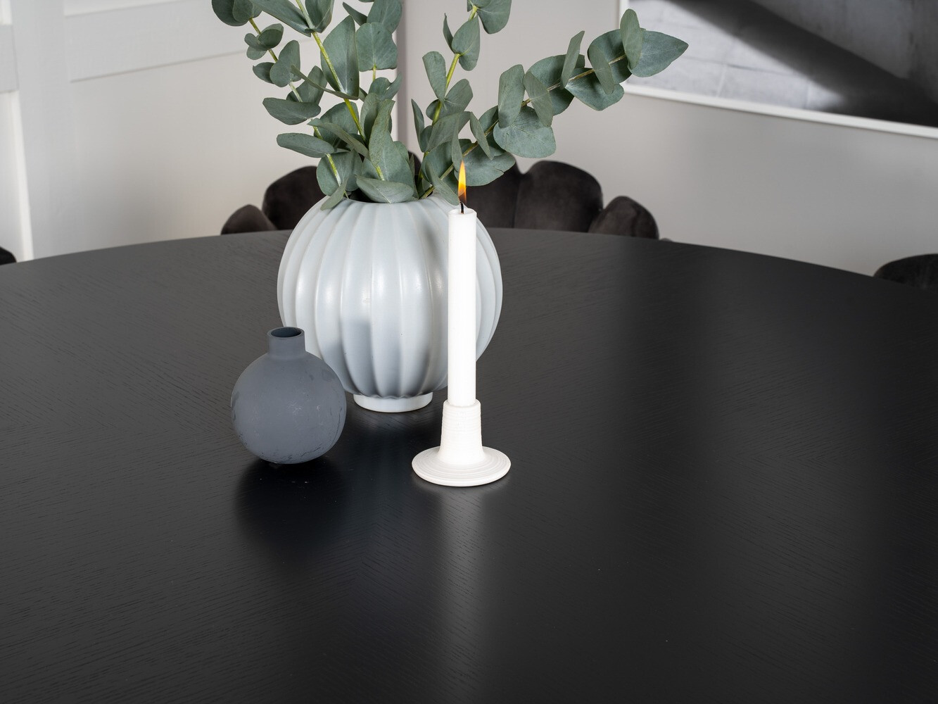Set de mese Dallas 312 (Gri + Negru)